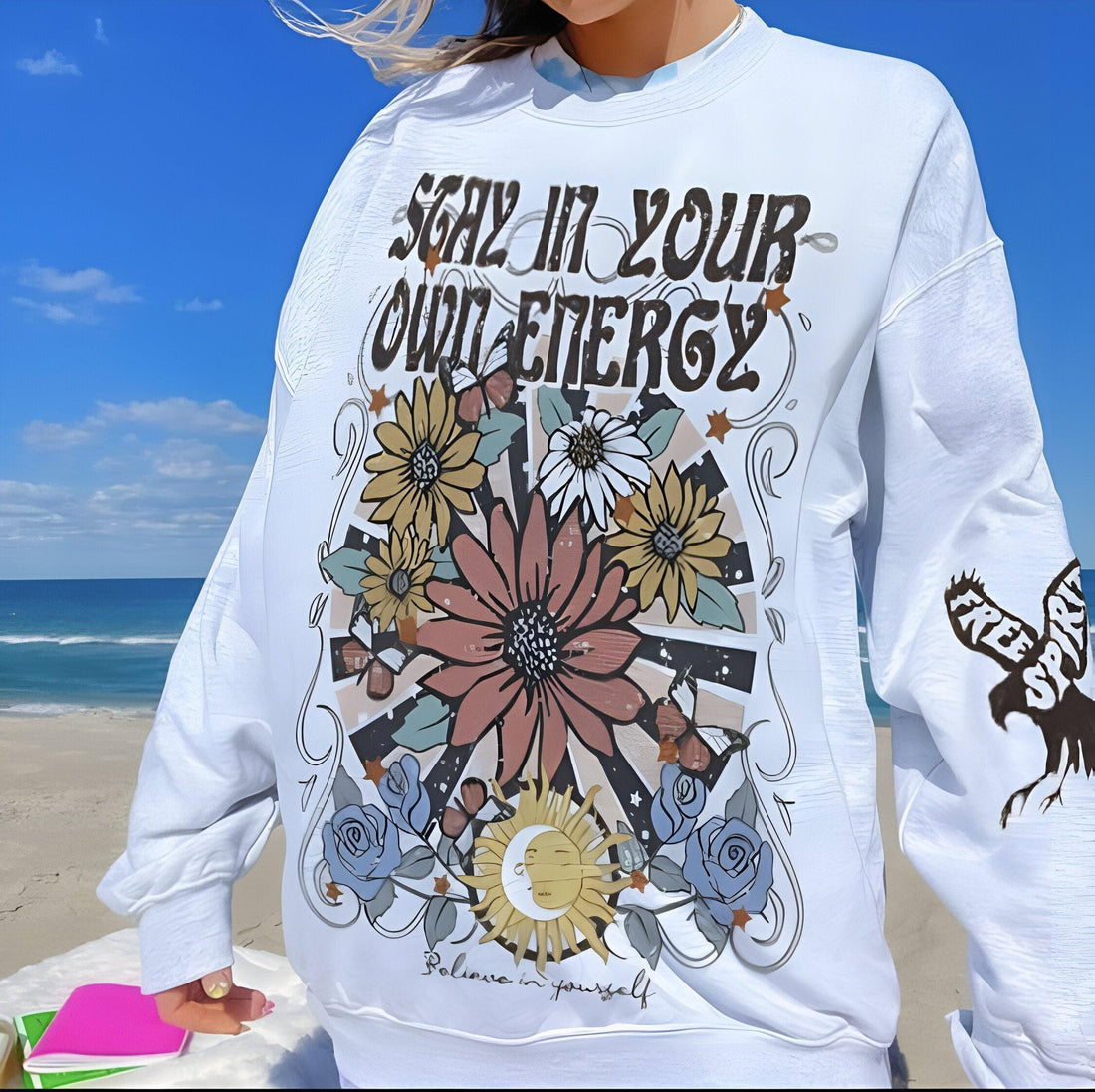 Your Own Energy Crewneck - Hippies Town