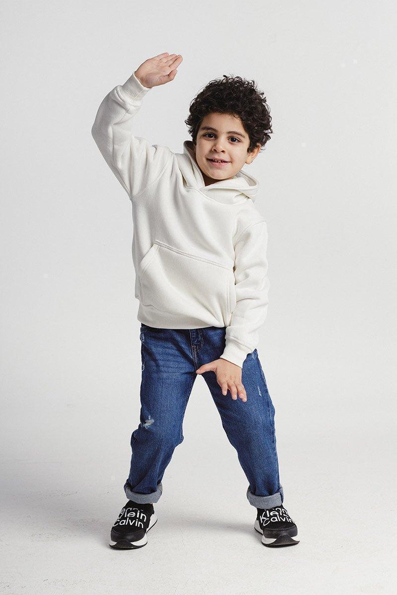 Premium Plain kidss Hoodie - Hippies Town