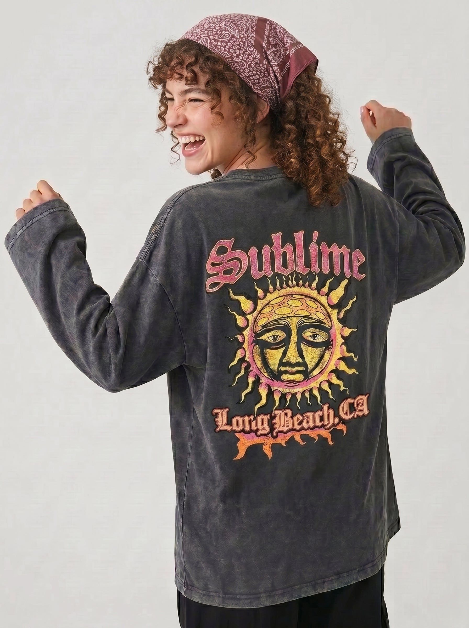 Sublime Long Sleeves Washed T-Shirt