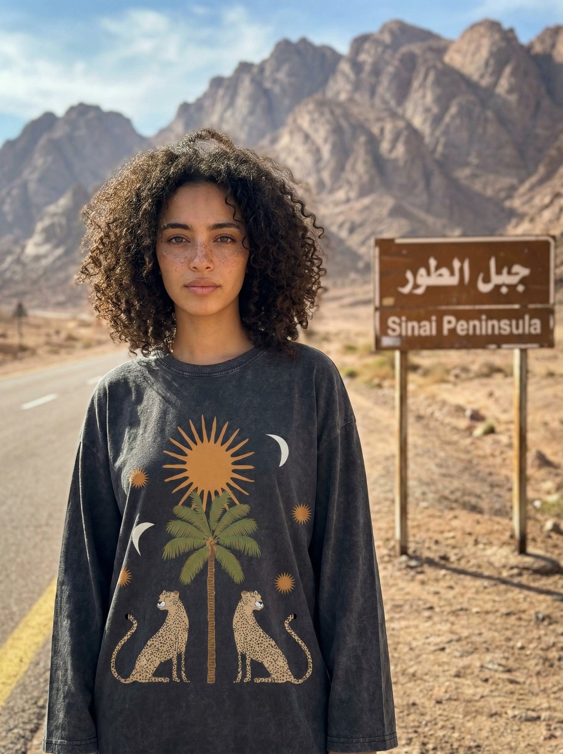 Oasis Long Sleeves Washed T-Shirt