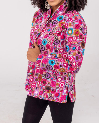 Hippie Dots Jacket ( Double Face ) - Hippies Town