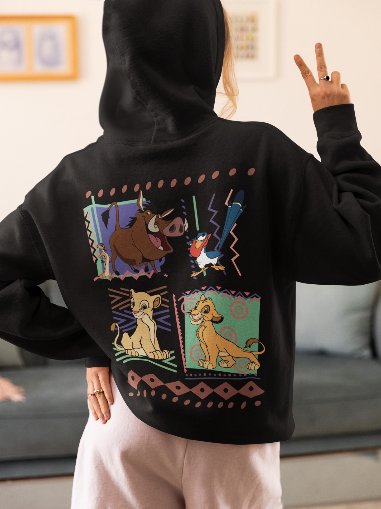 Timon Back printing Hoodie