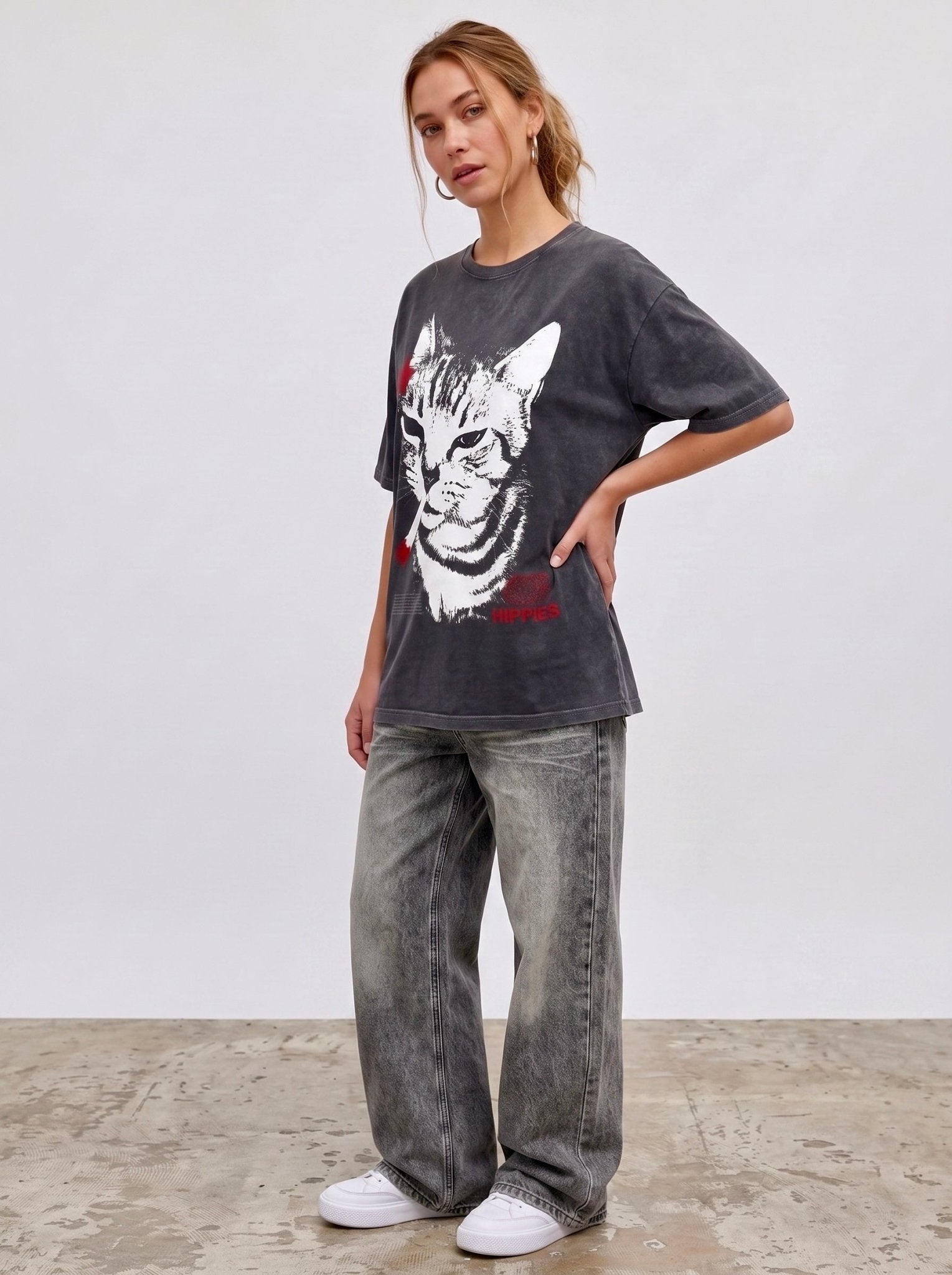 Bad Cat T-Shirt - Hippies TownT-shirtHippies Town