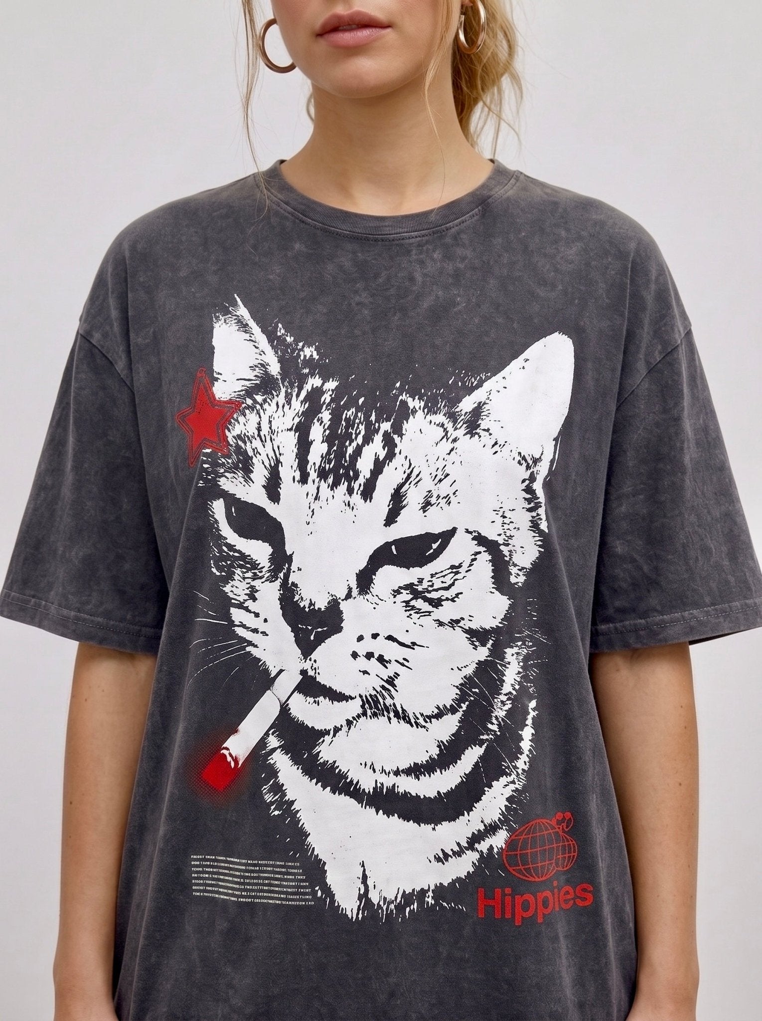 Bad Cat T-Shirt - Hippies TownT-shirtHippies Town