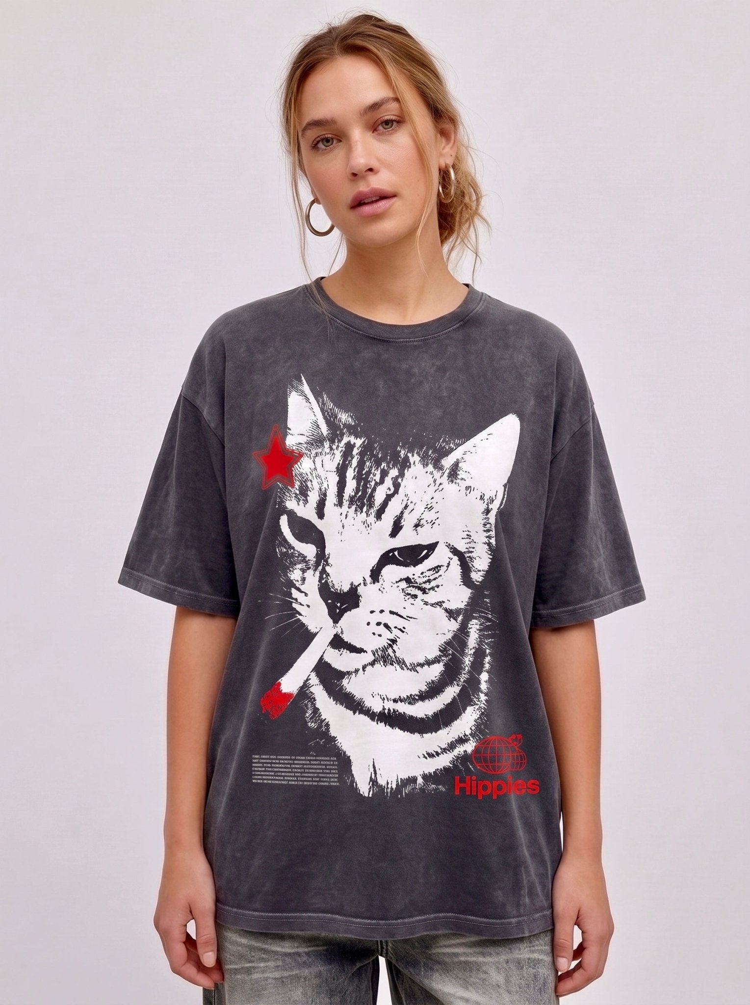 Bad Cat T-Shirt - Hippies TownT-shirtHippies Town
