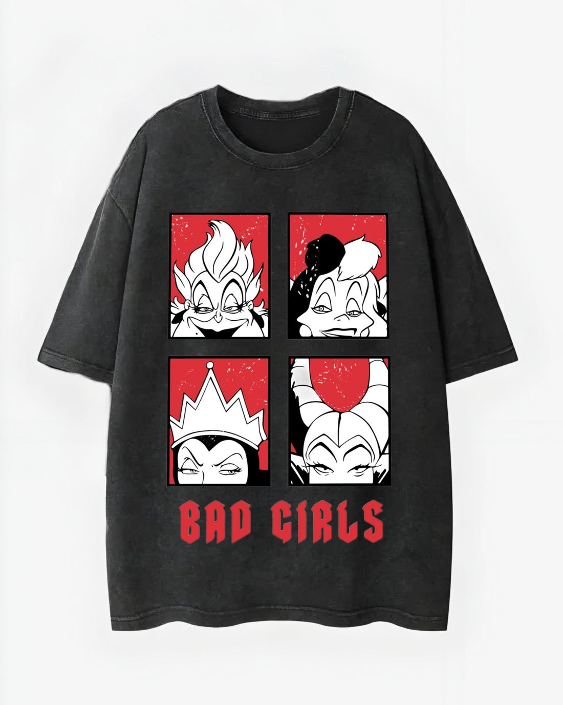 Bad Girls Washed T-Shirts - Hippies TownHippies Town