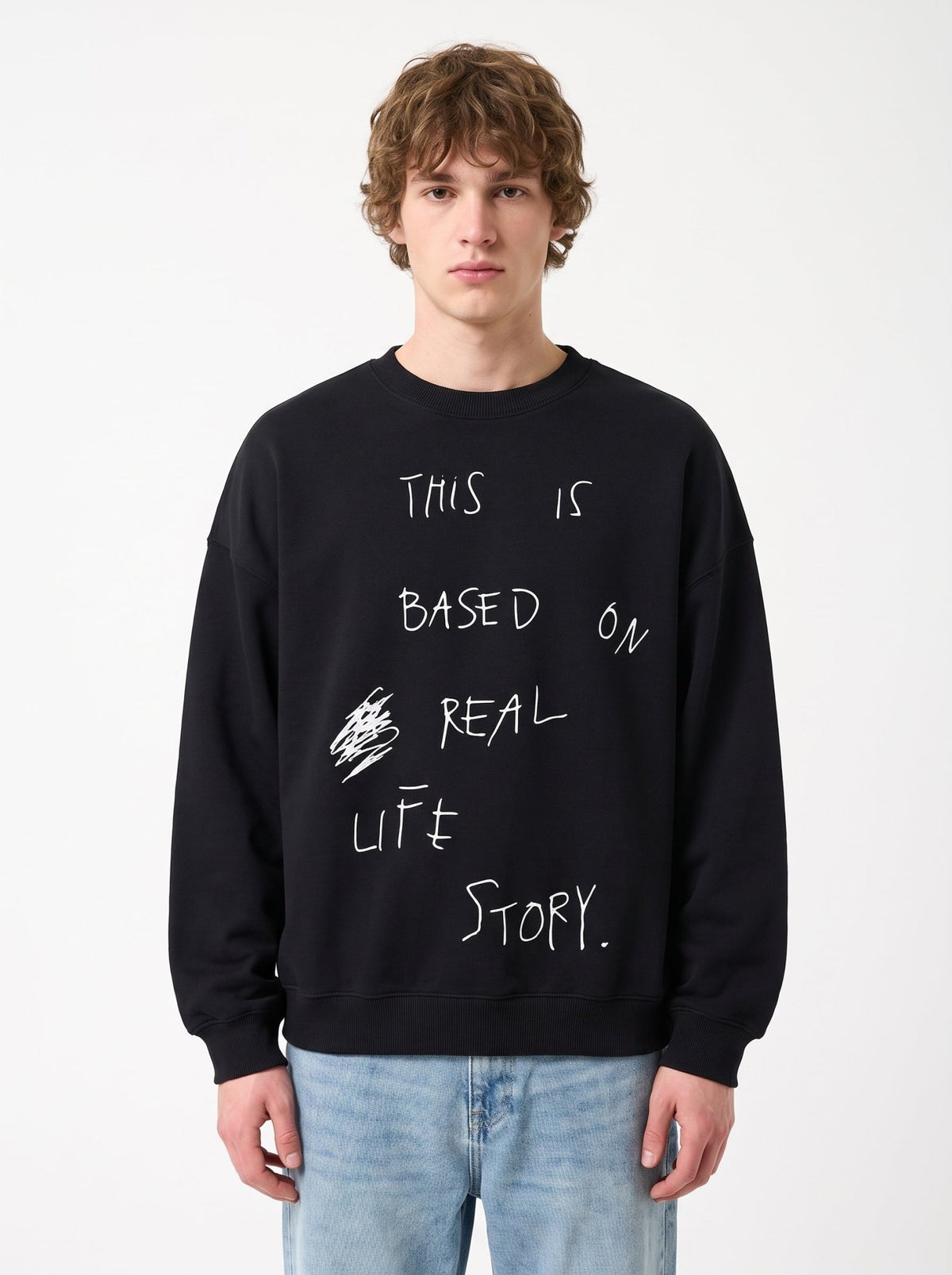 Based On Real Life Story - Hippies TownCrewneckHippies Town
