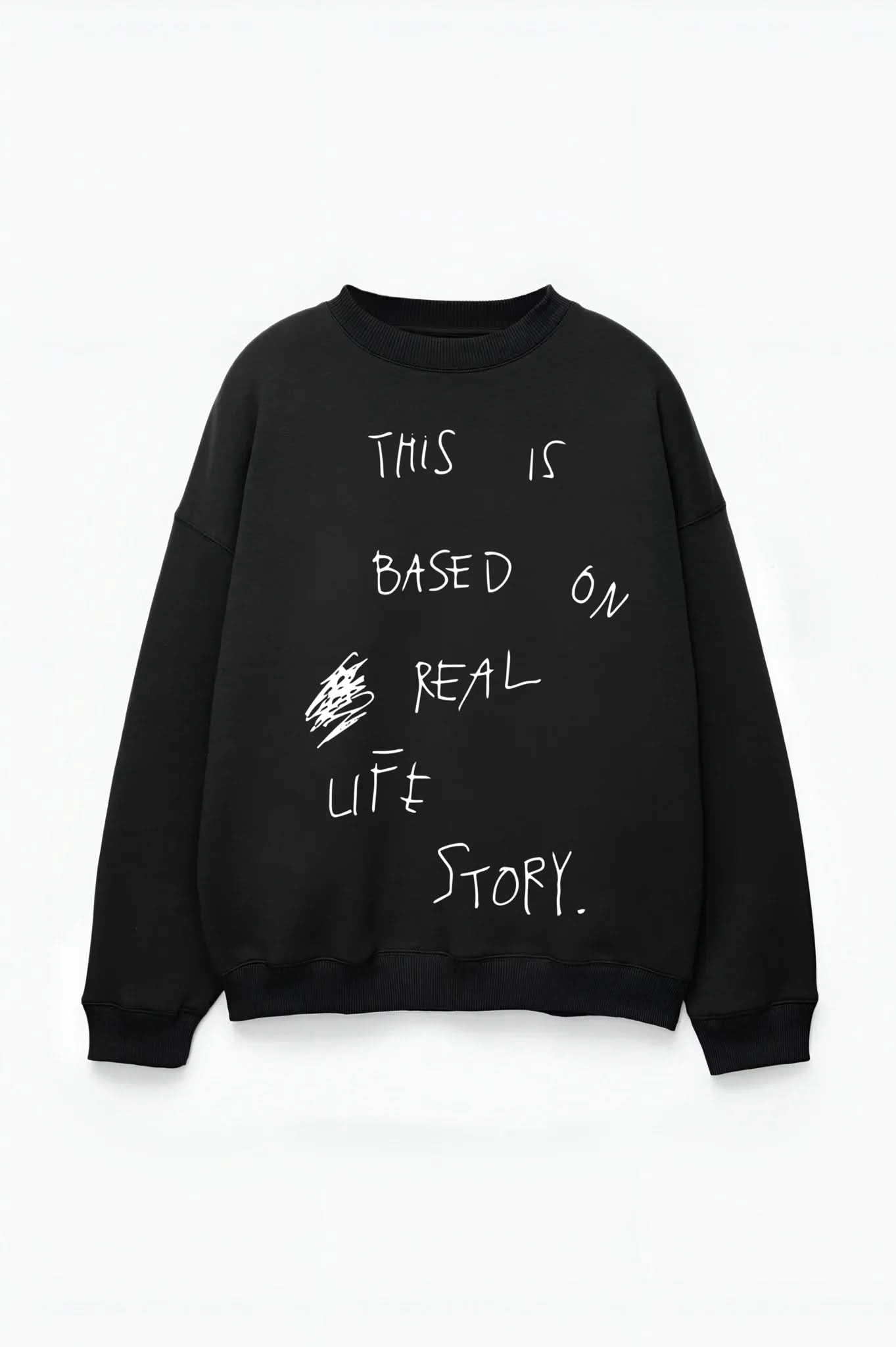 Based On Real Life Story - Hippies TownCrewneckHippies Town