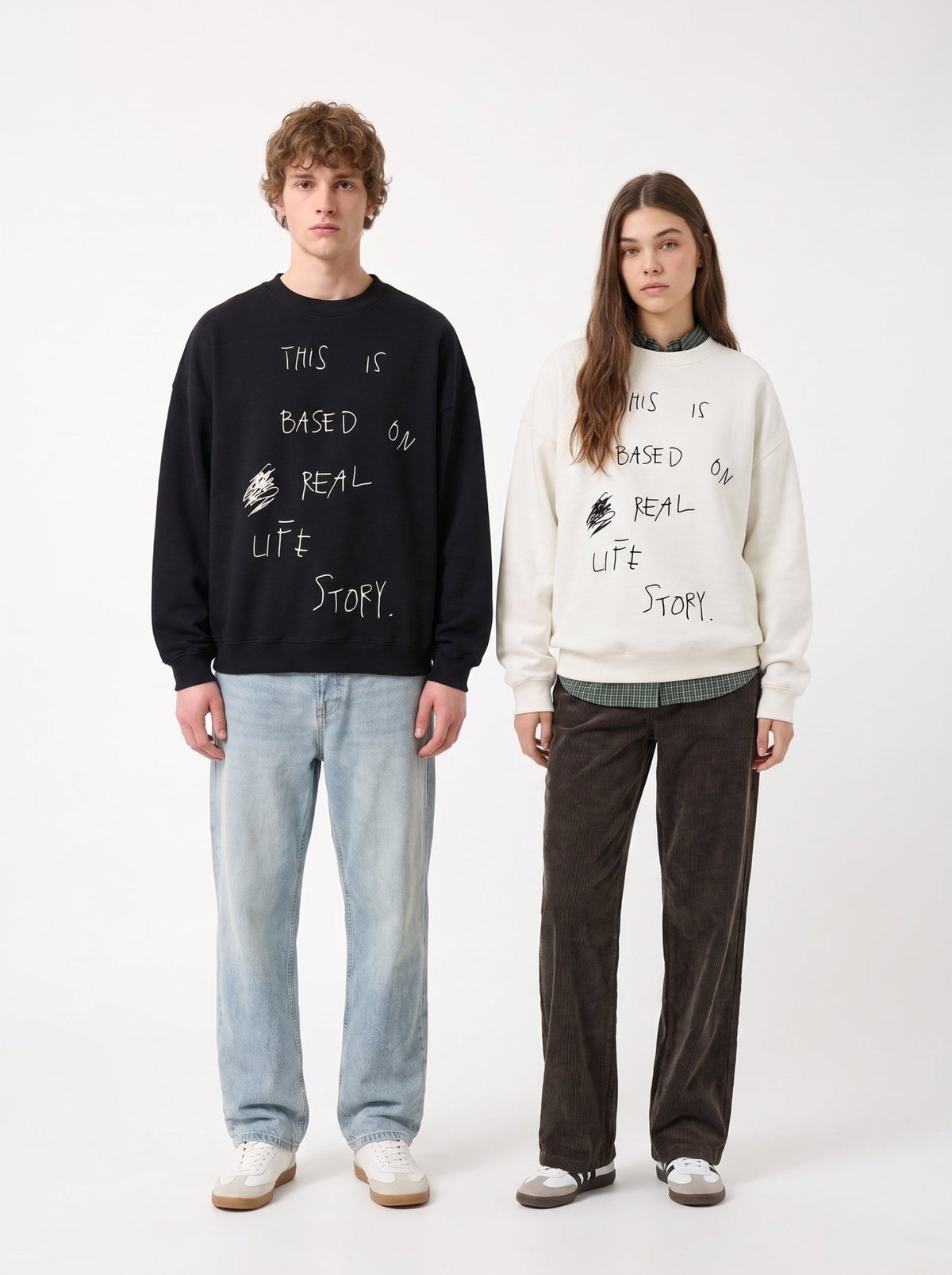Based On Real Life Story - Hippies TownCrewneckHippies Town