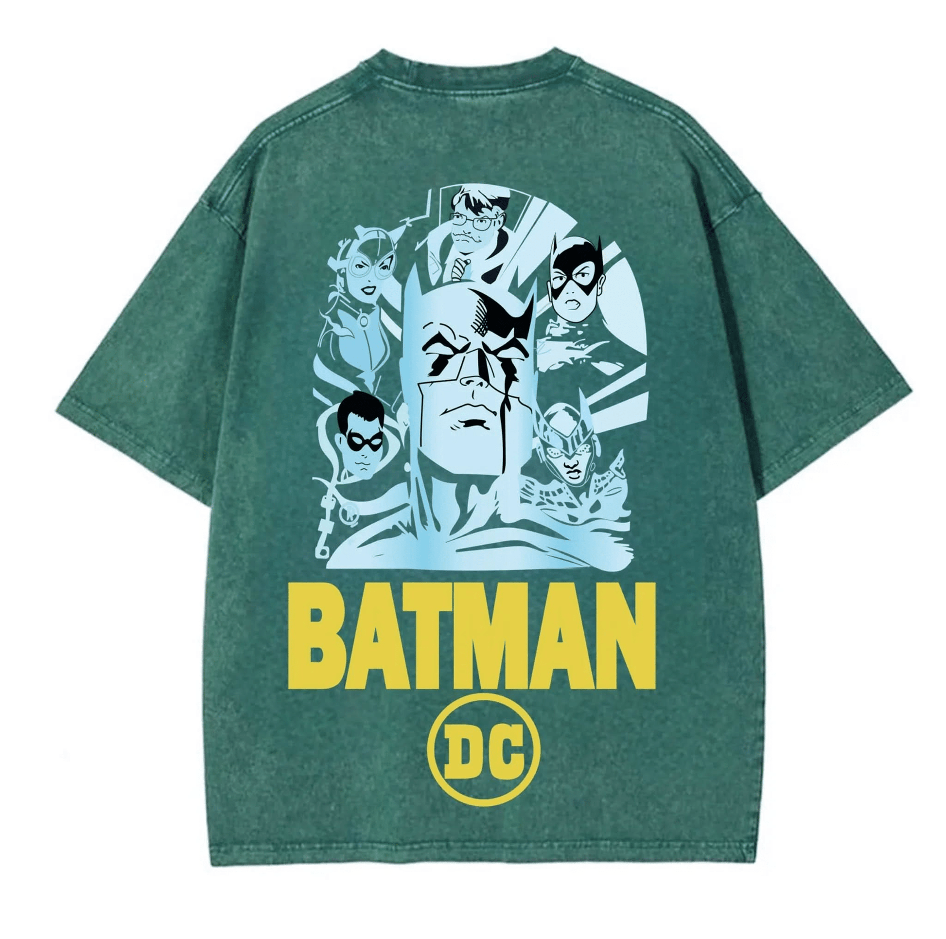 Batman Acid Washed T-Shirt - Hippies TownT-shirtHippies Town