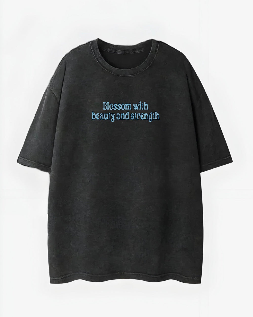 Beauty & Strength Washed T-Shirt ( S ) - Hippies TownHippies Town