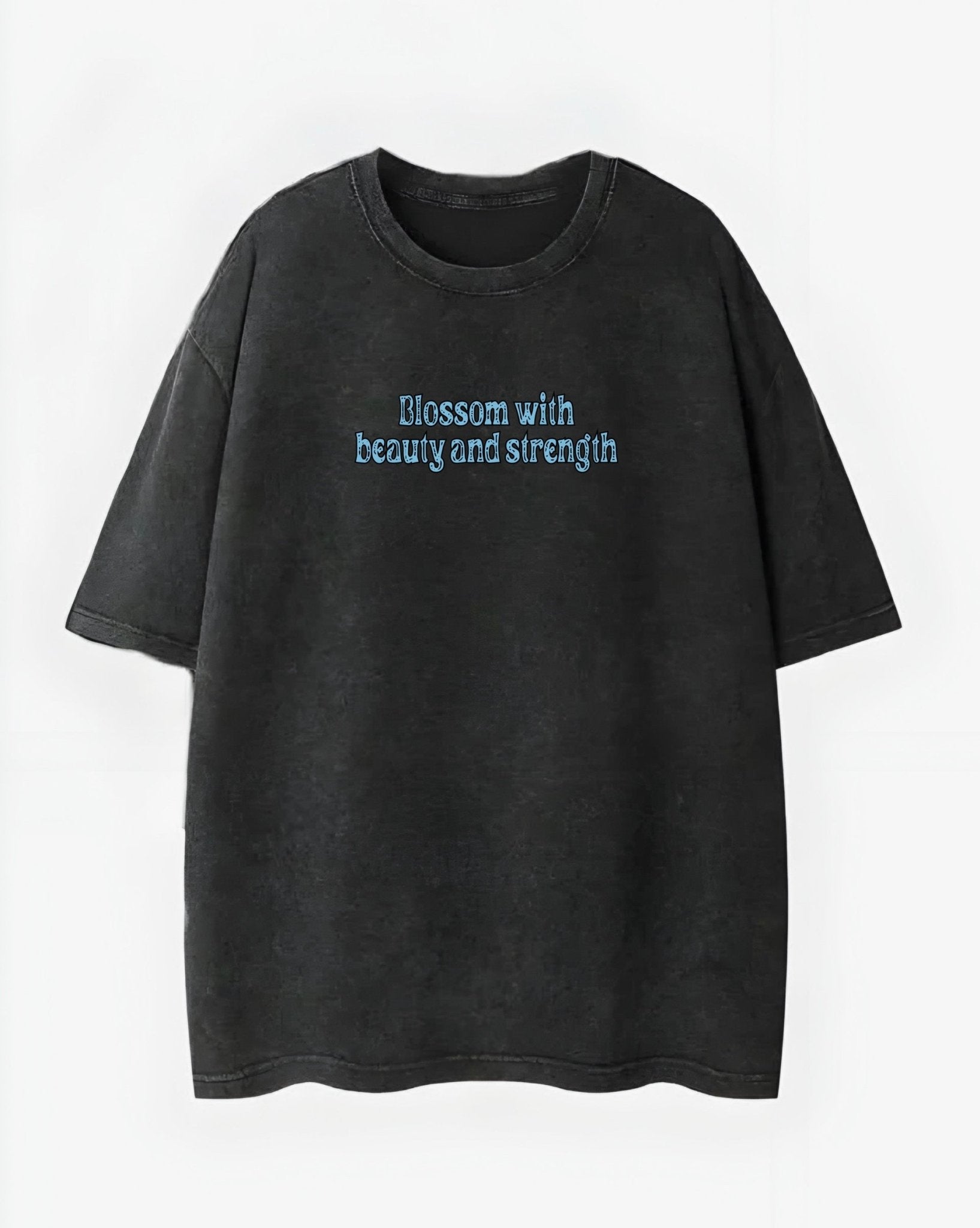 Beauty & Strength Washed T-Shirt ( S ) - Hippies TownHippies Town