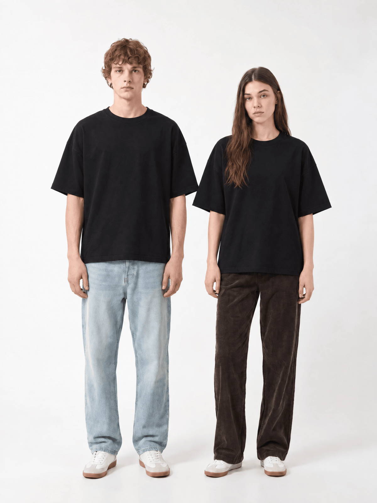 Black Oversized T-Shirt - Hippies TownHippies Town