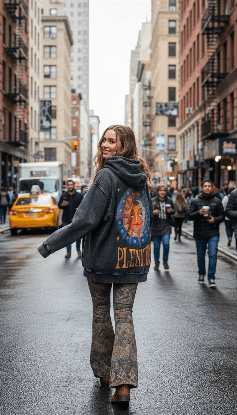 Black Sun Acid Washed - Hippies TownHoodieHippies Town