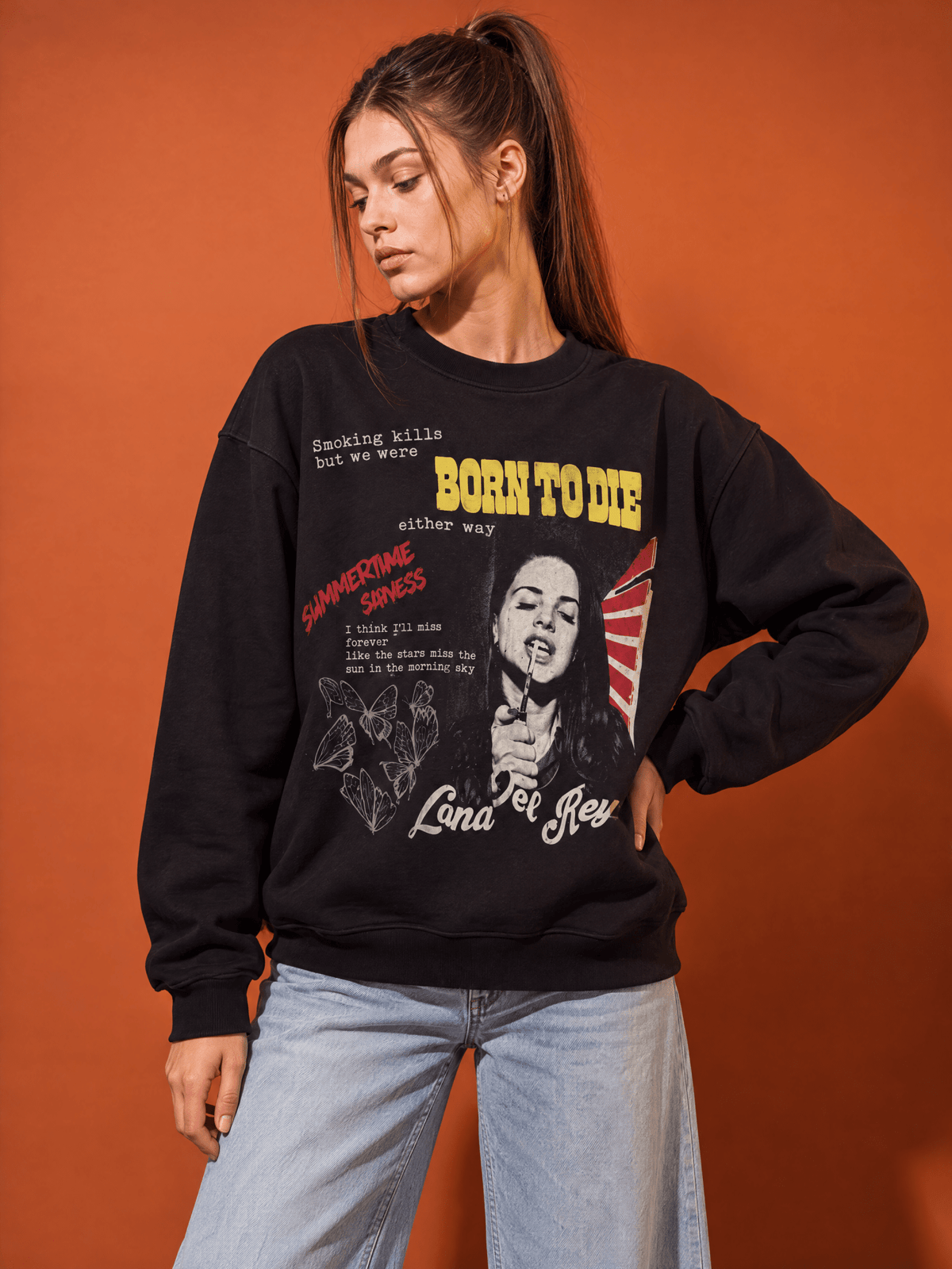 Born To Die Crewneck - Hippies TownHoodieHippies Town