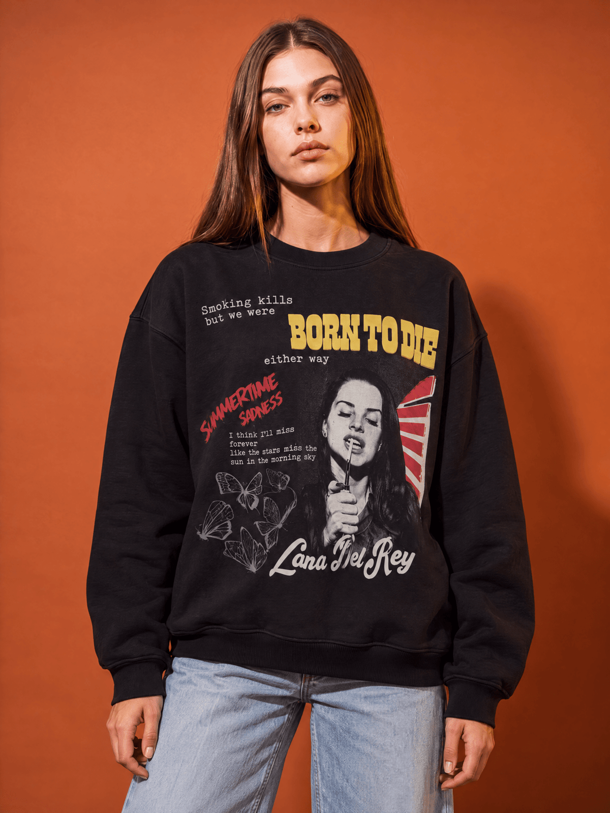 Born To Die Crewneck - Hippies TownHoodieHippies Town