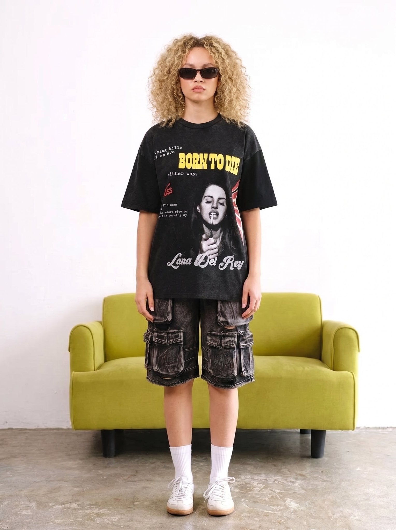 Born To Die Washed T-Shirt - Hippies TownT-shirtHippies Town