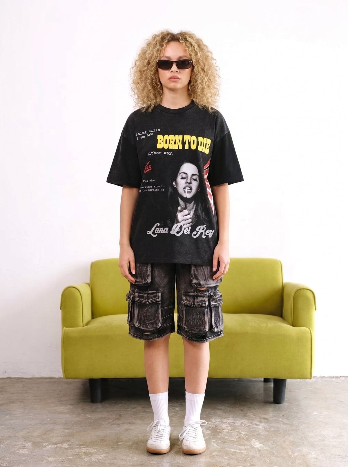 Born To Die Washed T-Shirt - Hippies TownT-shirtHippies Town