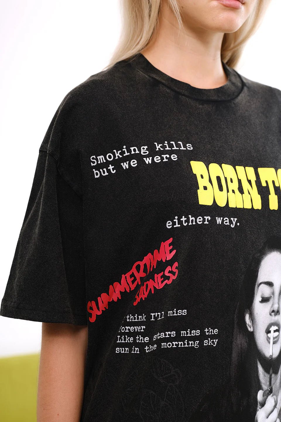 Born To Die Washed T-Shirt - Hippies TownT-shirtHippies Town