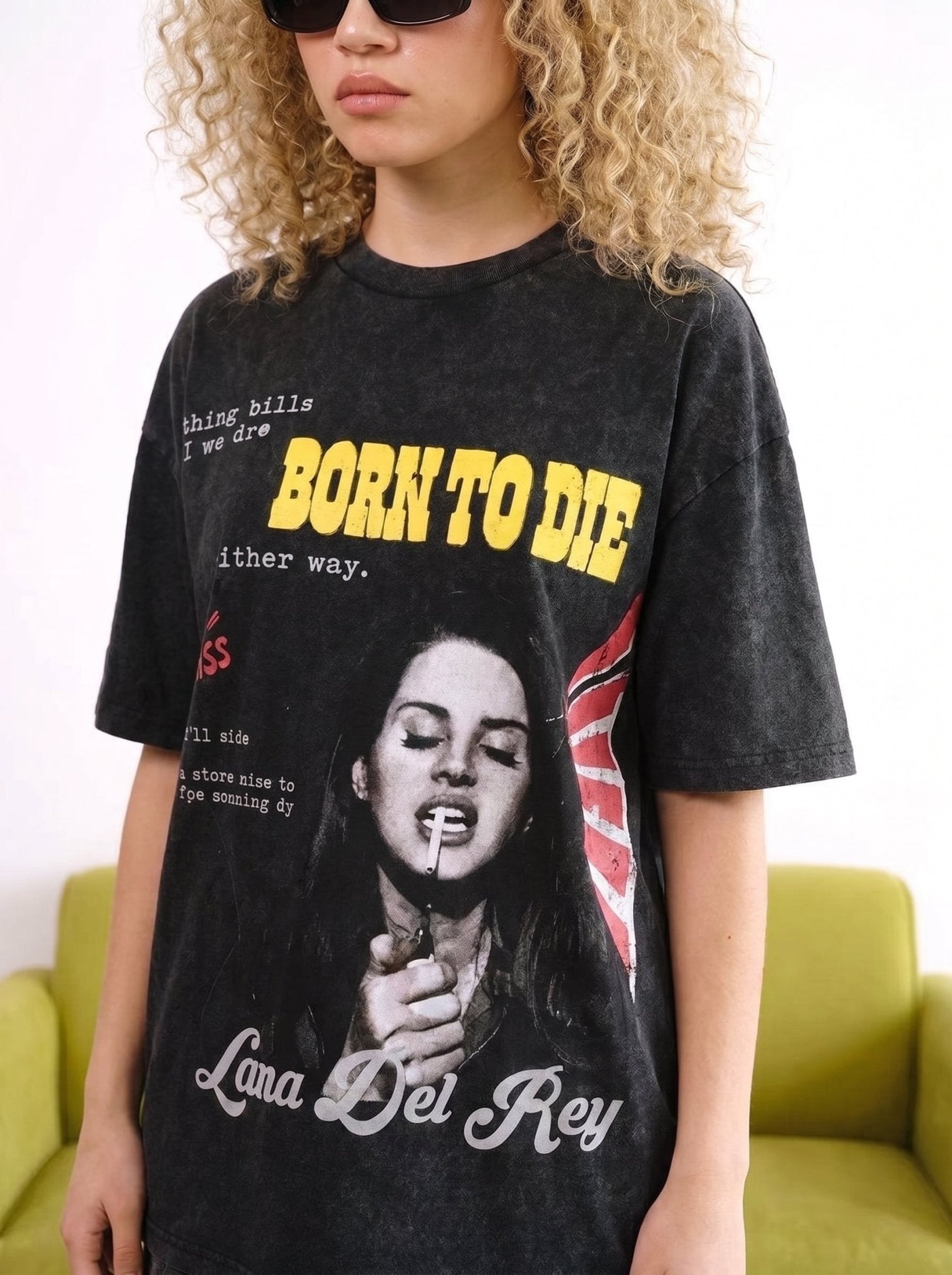 Born To Die Washed T-Shirt - Hippies TownT-shirtHippies Town