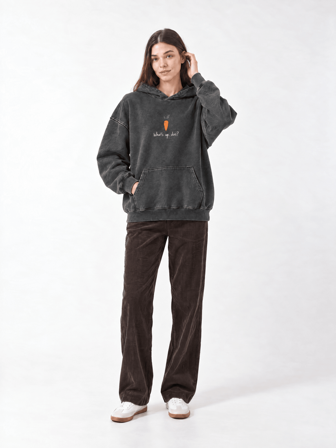 Bugs Acid Washed Hoodie - Hippies TownHoodieHippies Town