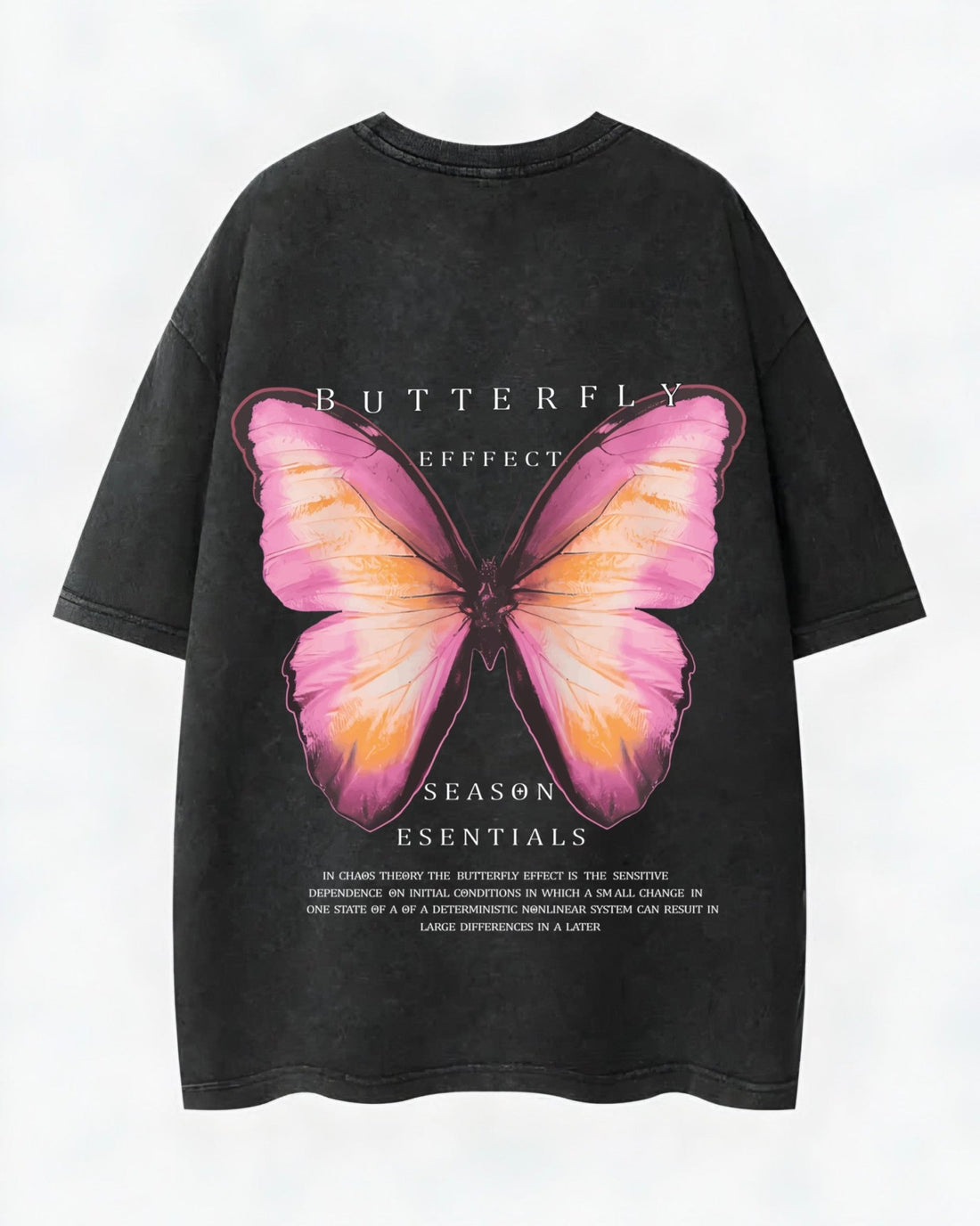 Butterfly Effect Washed T-Shirt - Hippies TownHippies Town