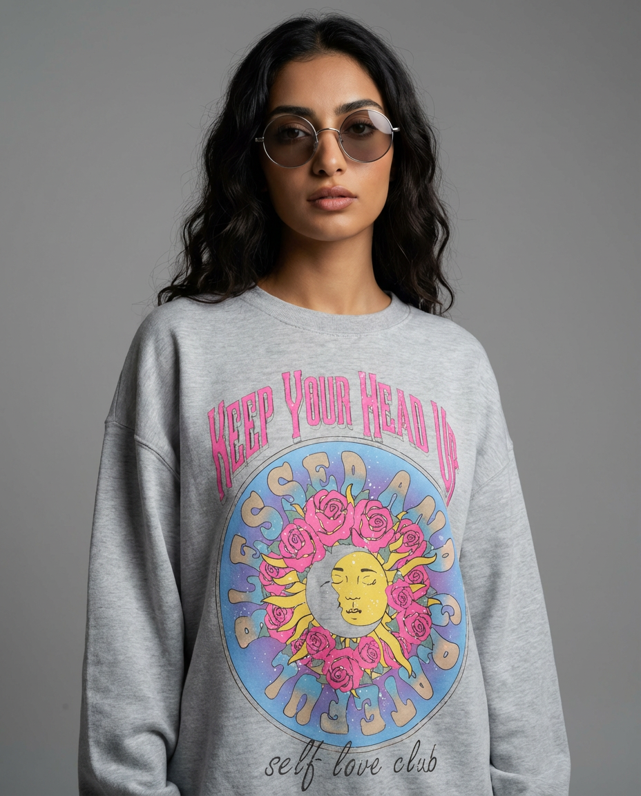 Head Up Crewneck (Gray)