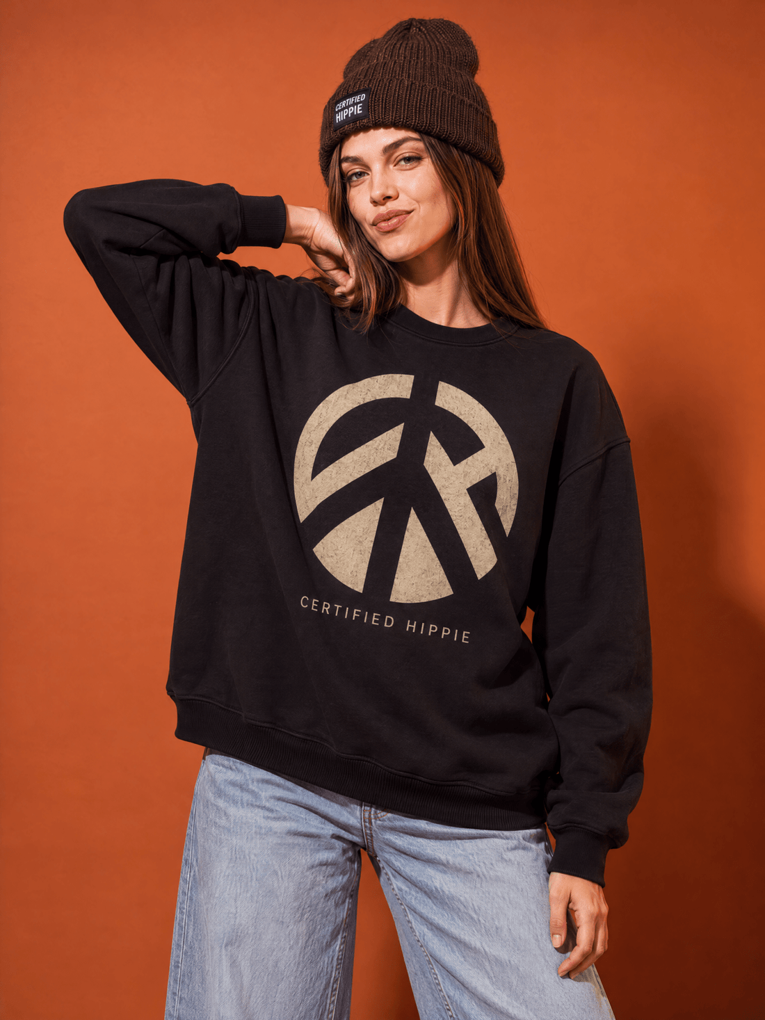 Certified Hippie Crewneck - Hippies TownHoodieHippies Town