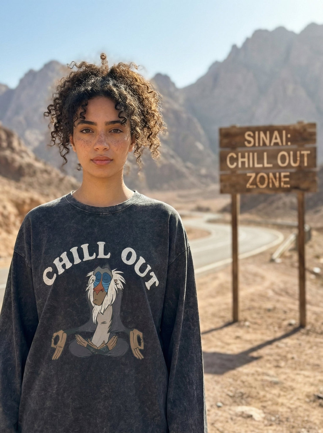 Chill out Long Sleeves Washed T-Shirt - Hippies TownHippies Town