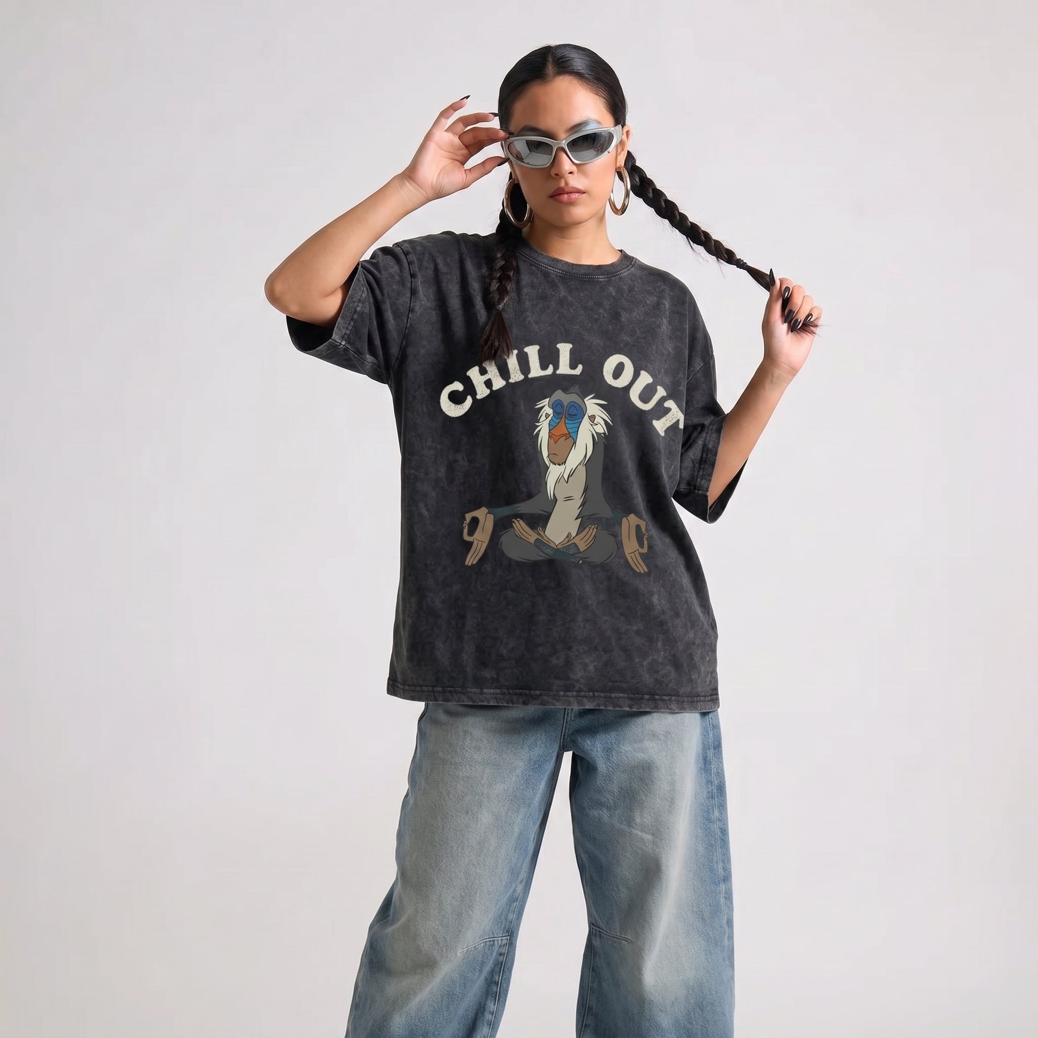 Chill Out Washed T-Shirt - Hippies TownHippies Town