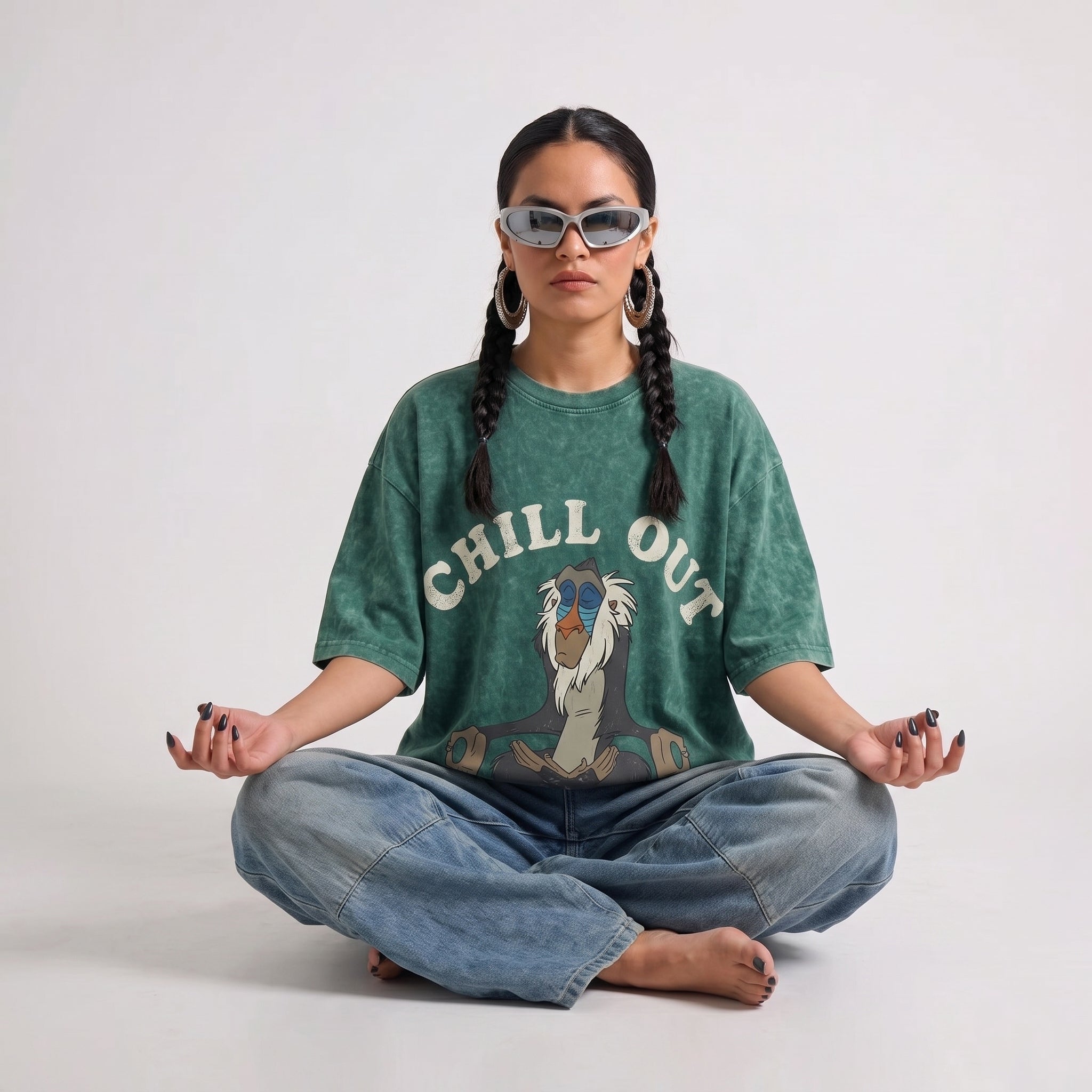 Chill Out Washed T-Shirt - Hippies TownHippies Town