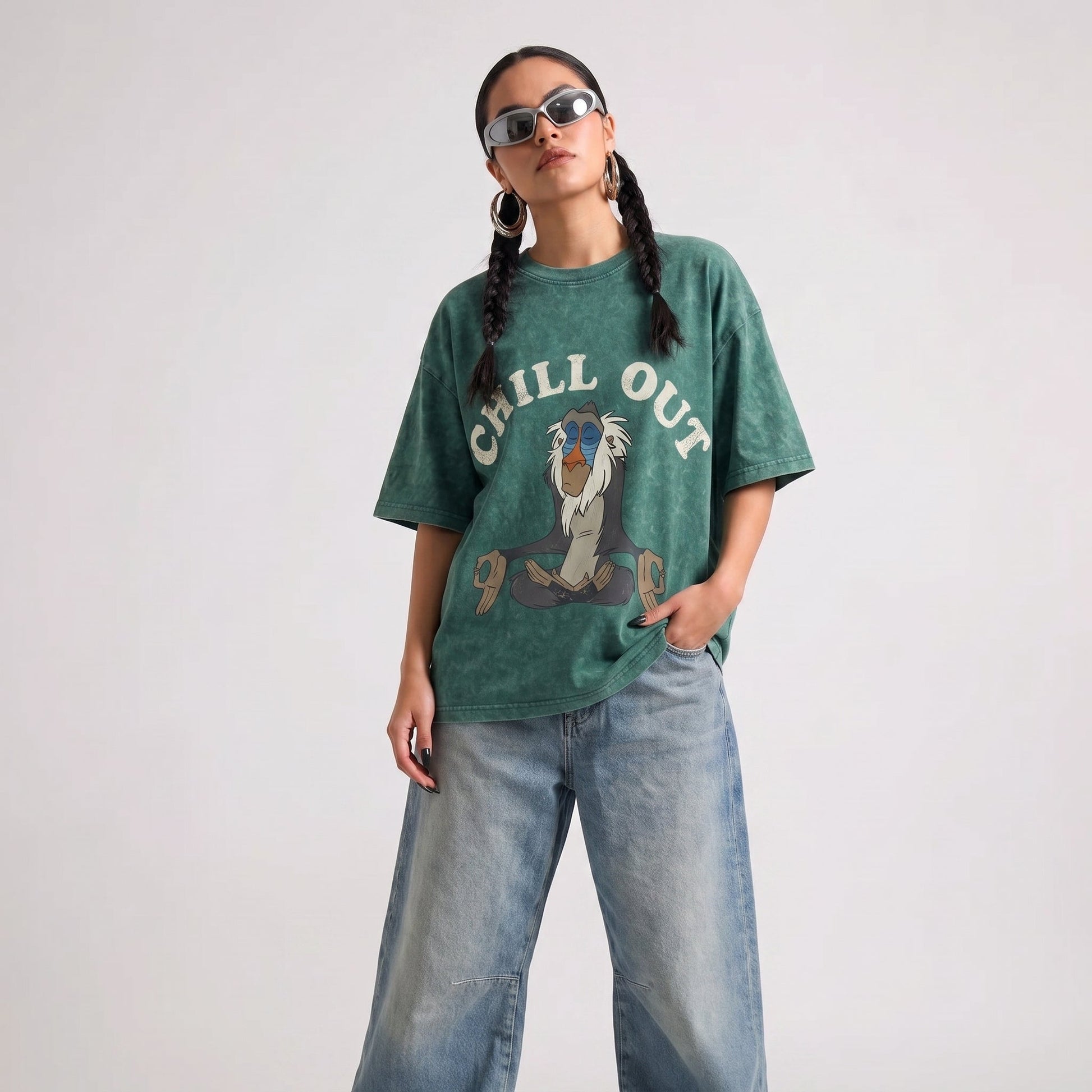 Chill Out Washed T-Shirt - Hippies TownHippies Town