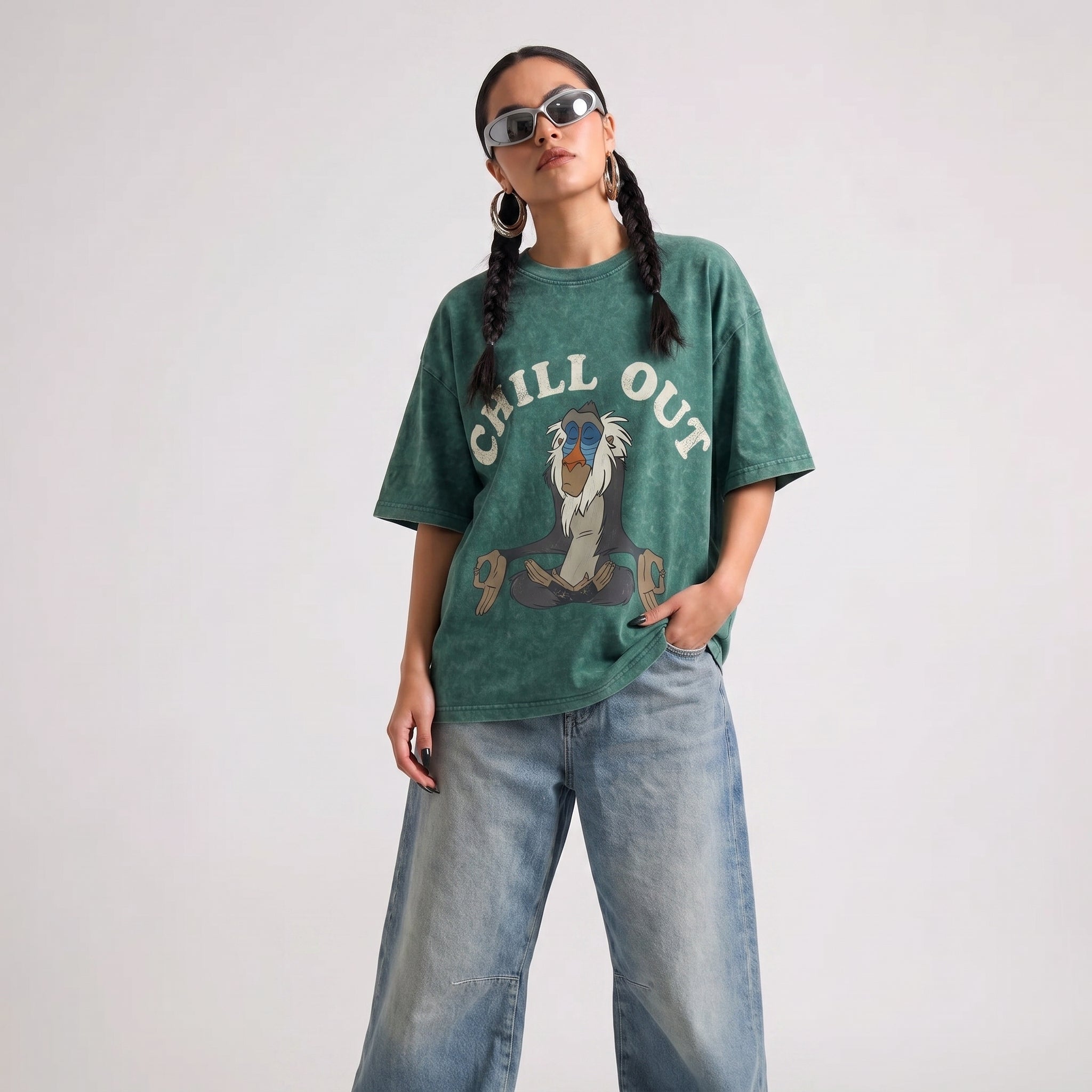 Chill Out Washed T-Shirt - Hippies TownHippies Town