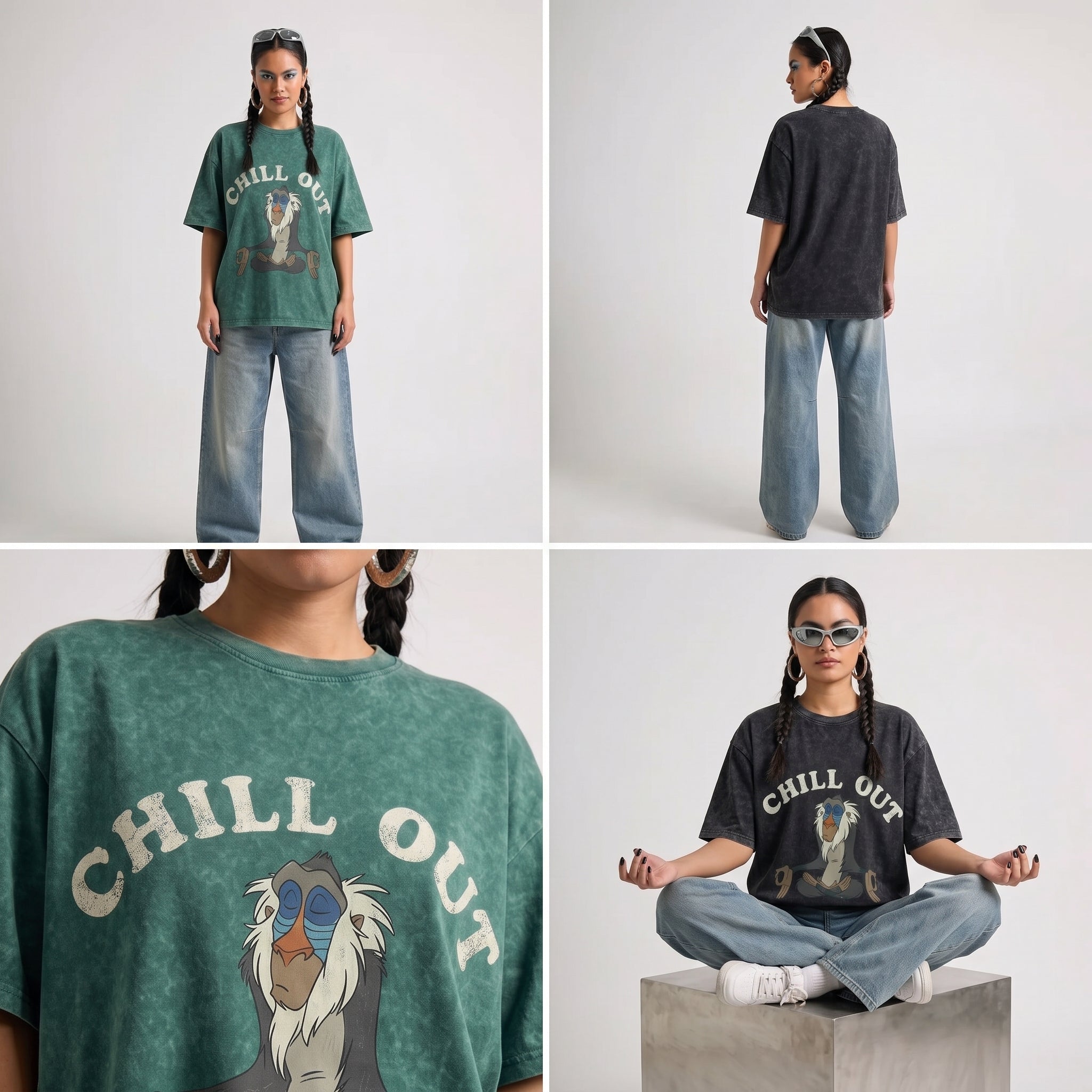 Chill Out Washed T-Shirt - Hippies TownHippies Town
