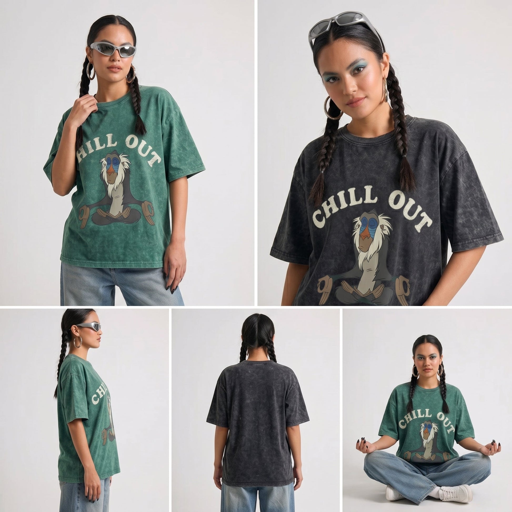 Chill Out Washed T-Shirt - Hippies TownHippies Town