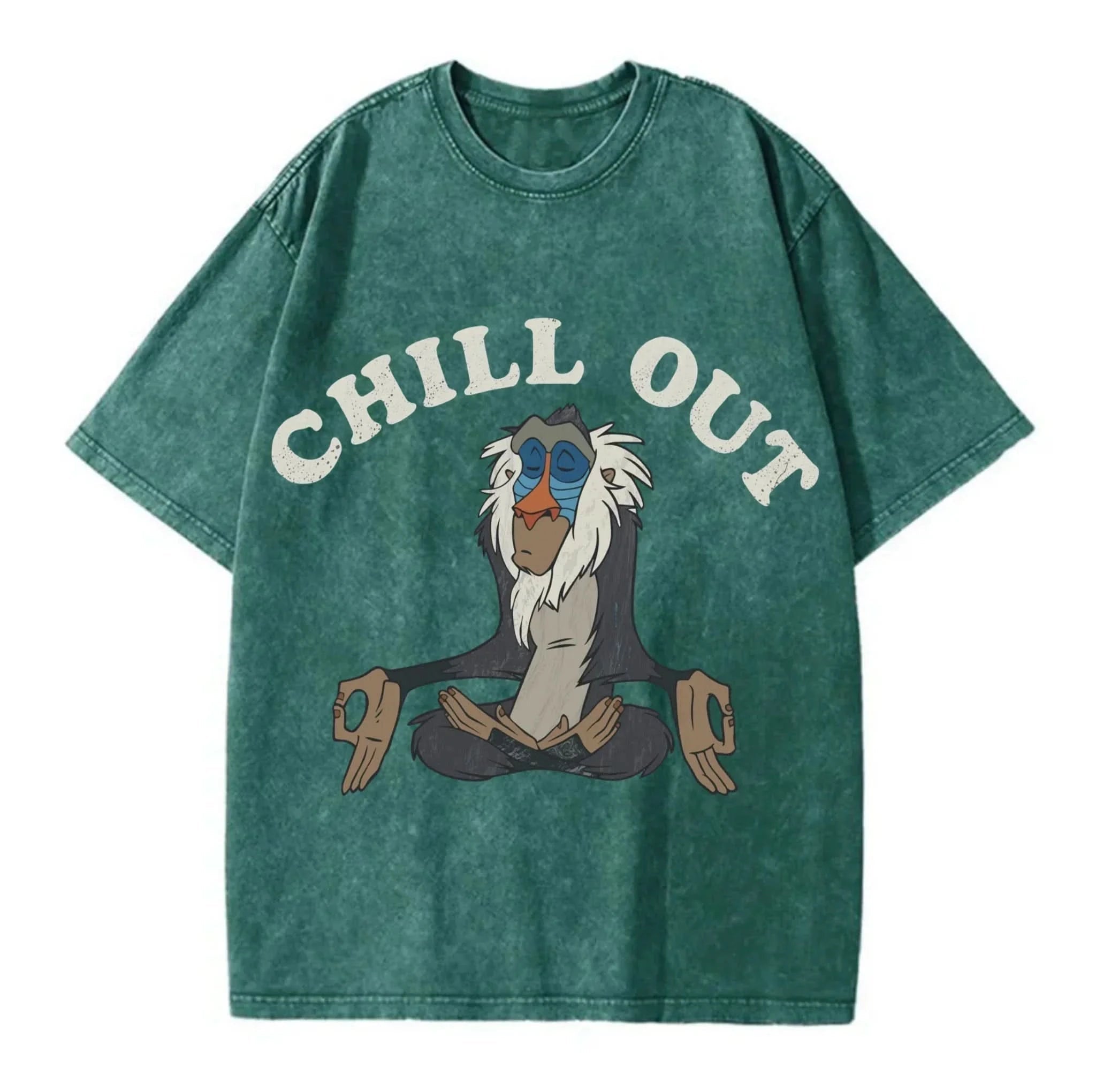 Chill Out Washed T-Shirt - Hippies TownHippies Town
