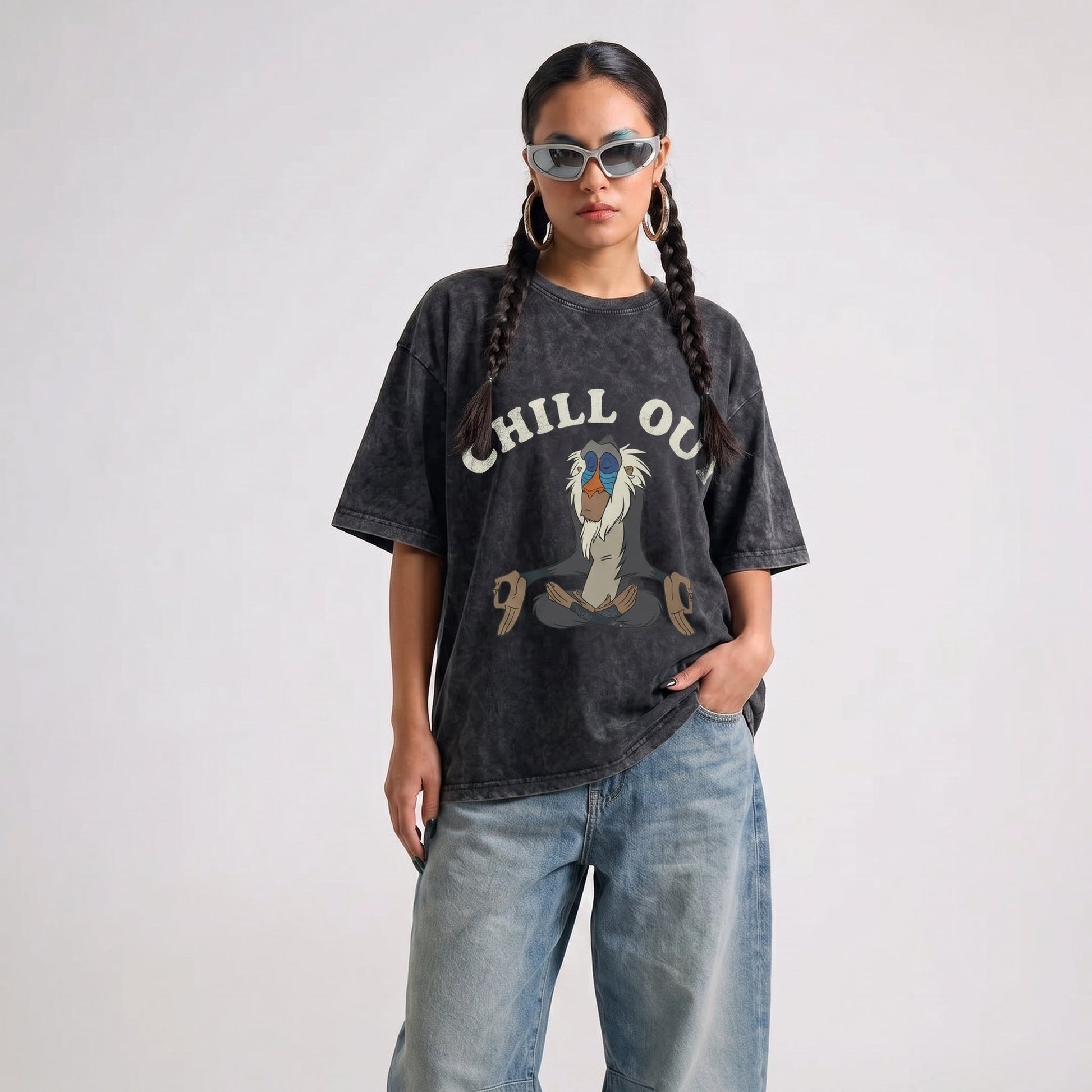 Chill Outt Washed T-Shirt - Hippies TownHippies Town