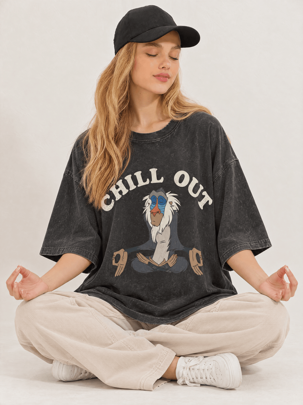 Chill Outt Washed T-Shirt - Hippies TownHippies Town