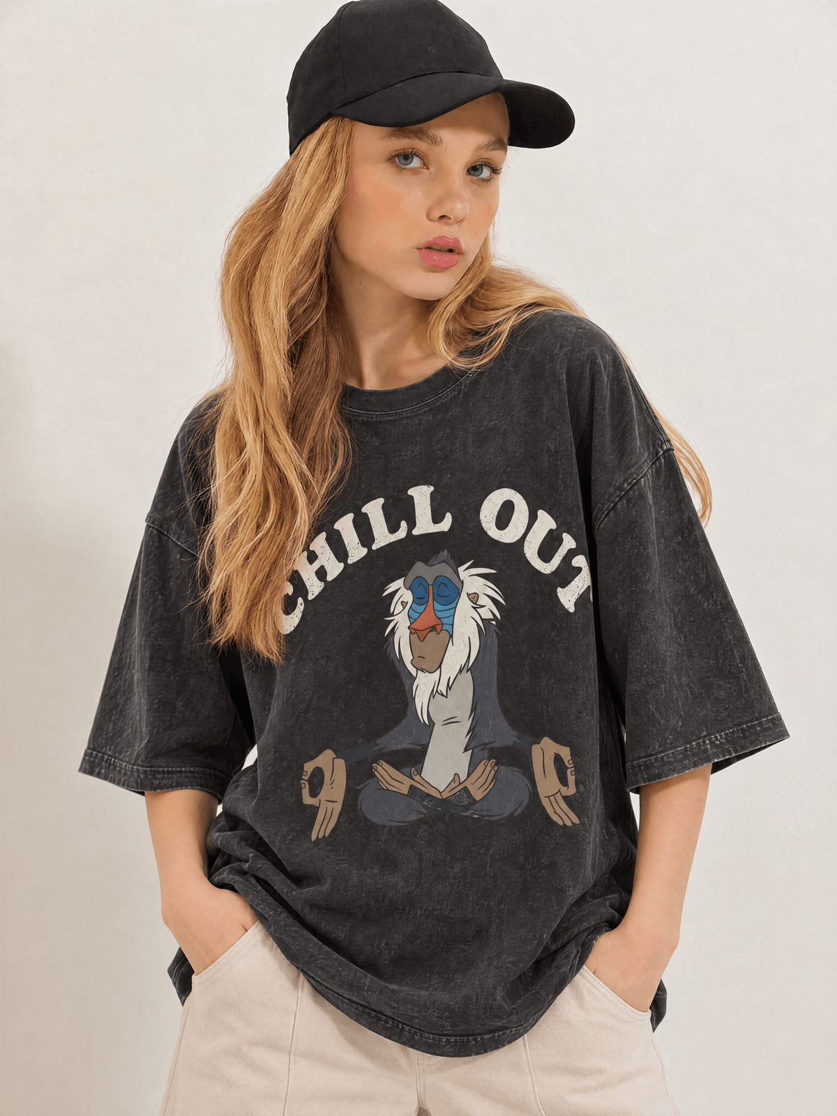 Chill Outt Washed T-Shirt - Hippies TownHippies Town