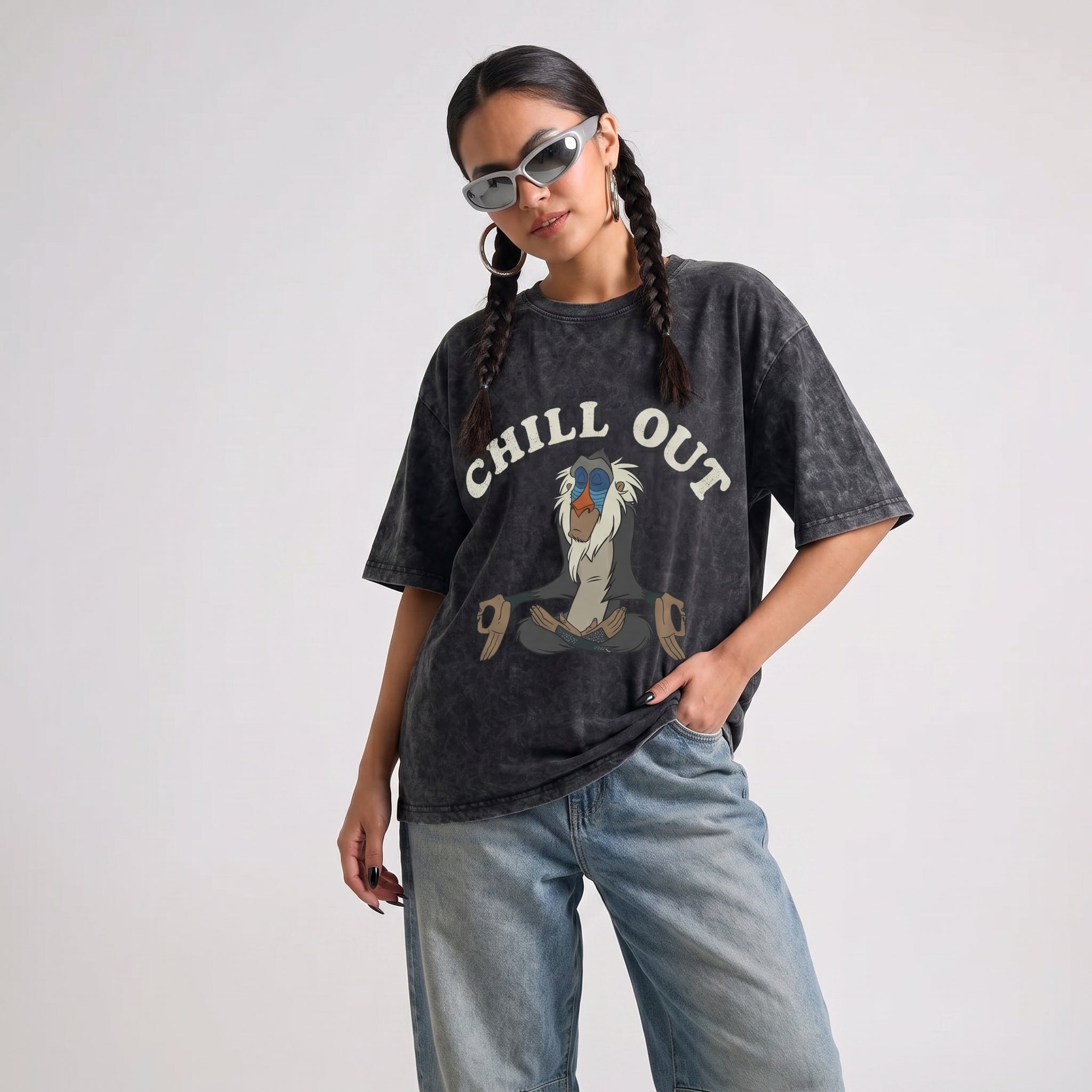 Chill Outt Washed T-Shirt - Hippies TownHippies Town