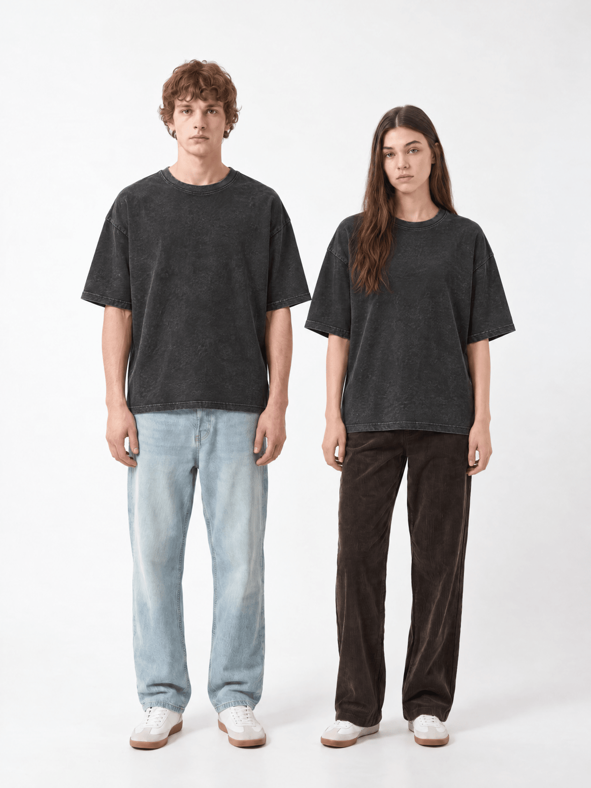 Dark Gray Washed T-Shirt - Hippies TownHippies Town