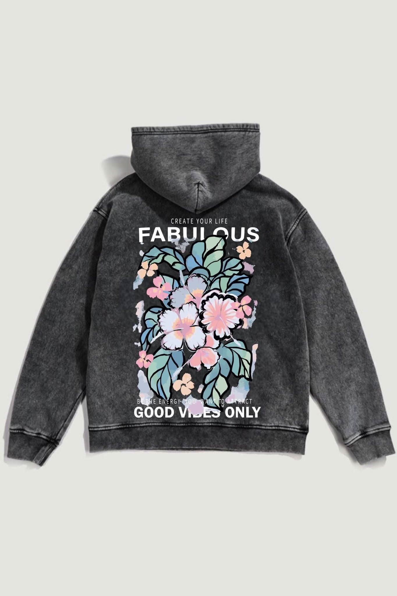Fabulous Acid Washed - Hippies TownHoodieHippies Town