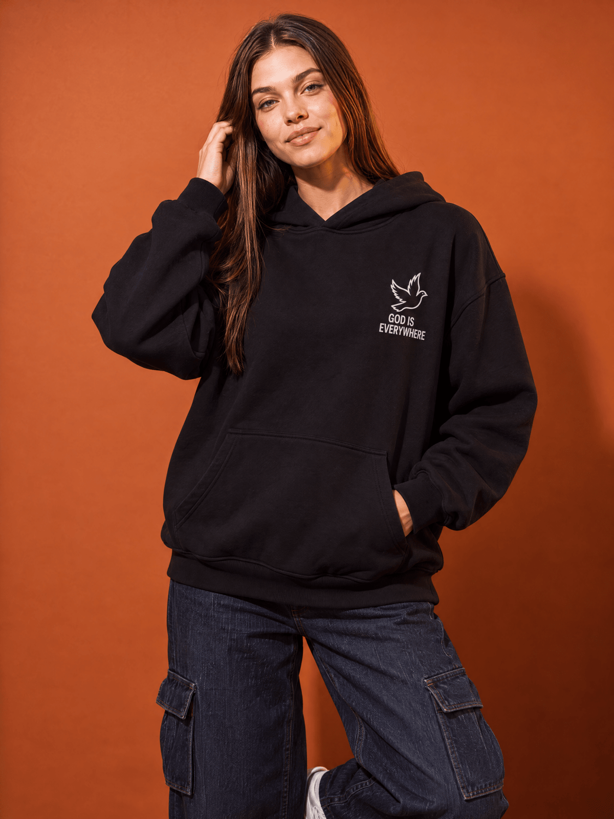God is Every Where Hoodie - Hippies TownHoodieHippies Town
