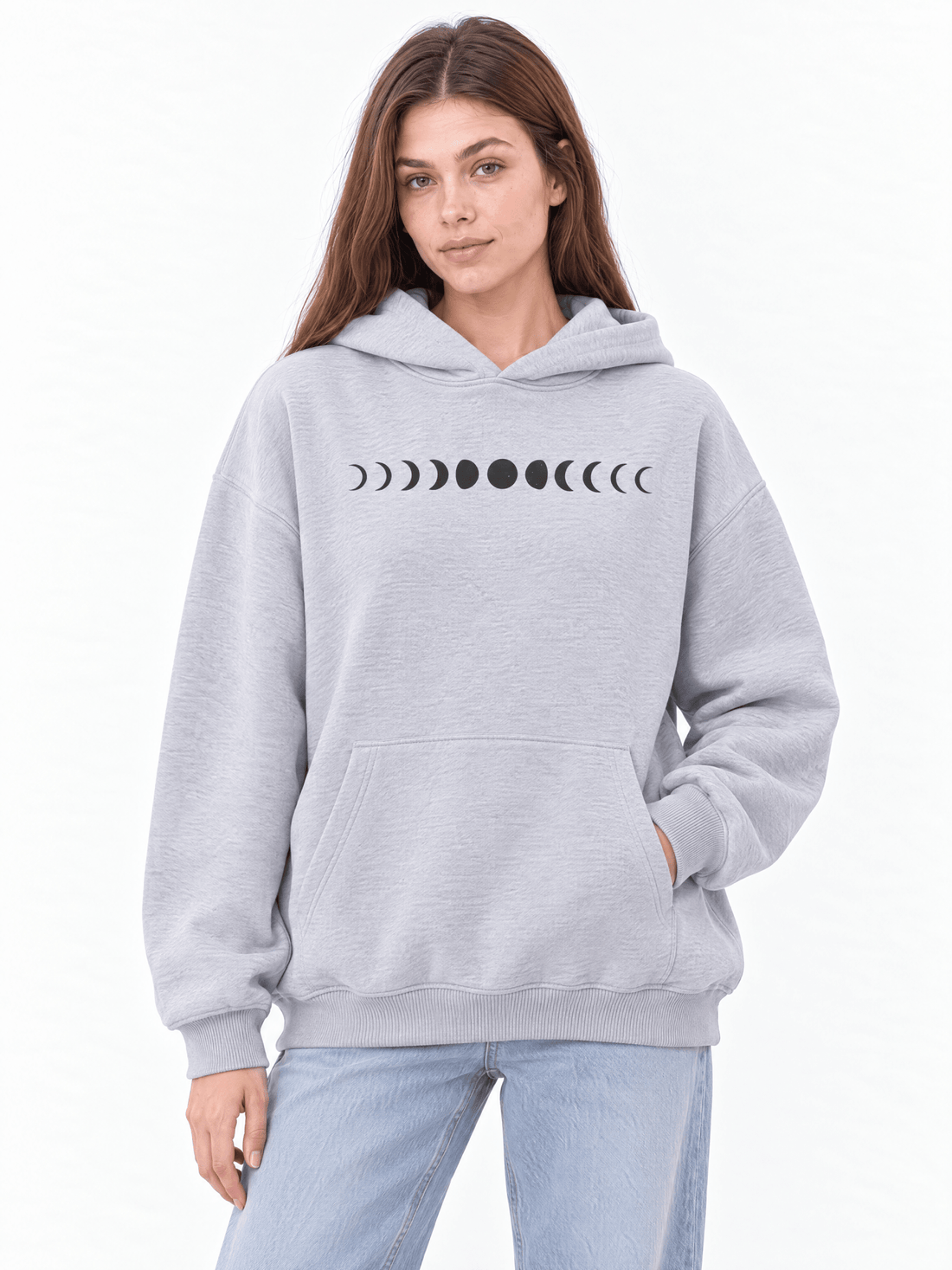 Grey Golden Sun Hoodie - Hippies TownHoodieHippies Town