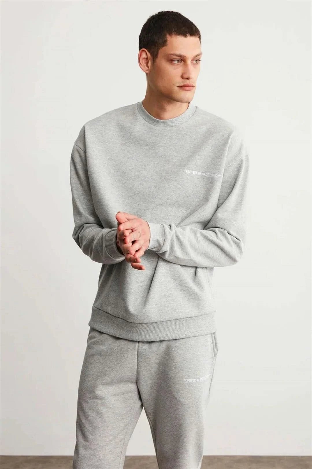 Grey Unisex Crewneck - Hippies TownHoodieHippies Town