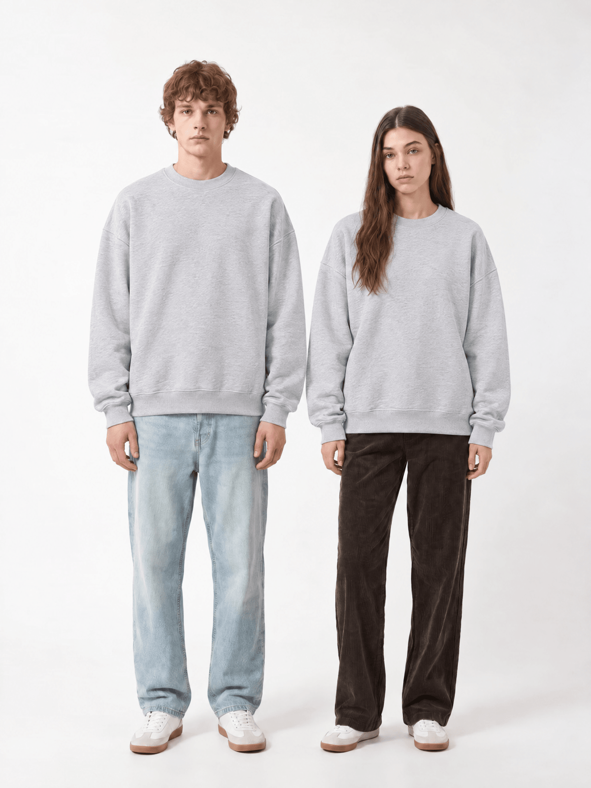 Grey Unisex Crewneck - Hippies TownHoodieHippies Town