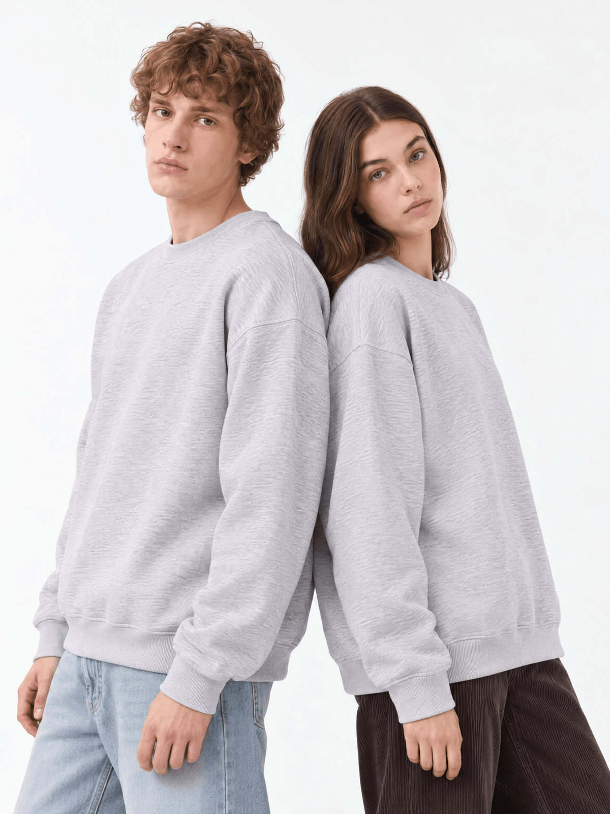 Grey Unisex Crewneck - Hippies TownHoodieHippies Town
