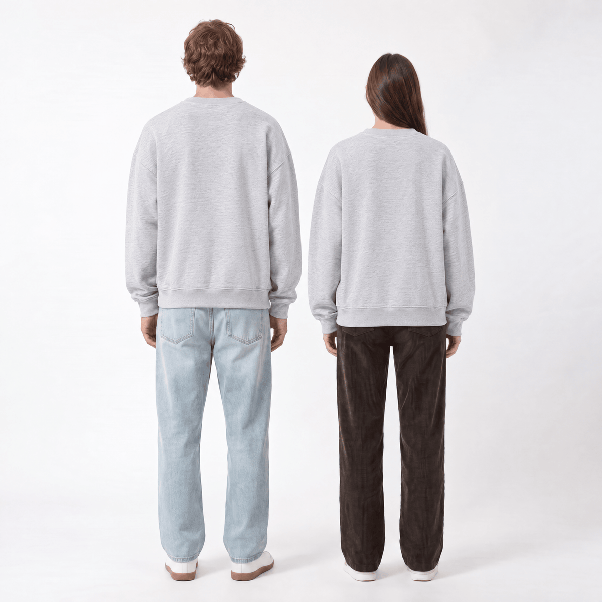 Grey Unisex Crewneck - Hippies TownHoodieHippies Town