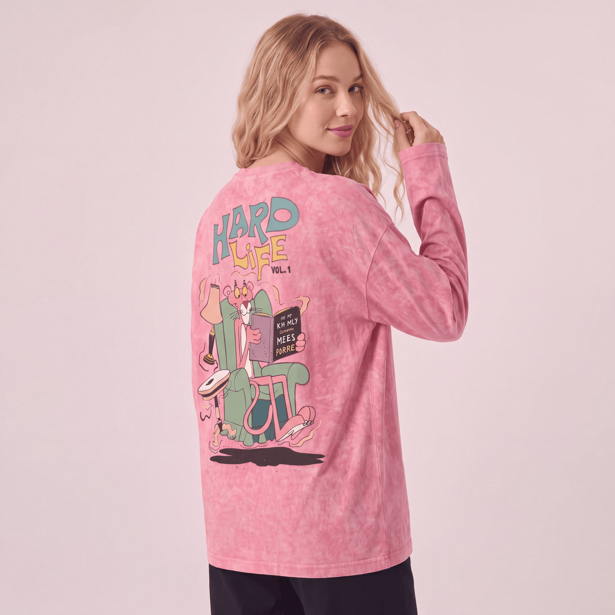 Hard Life Long Sleeves - Hippies TownT-shirtHippies Town