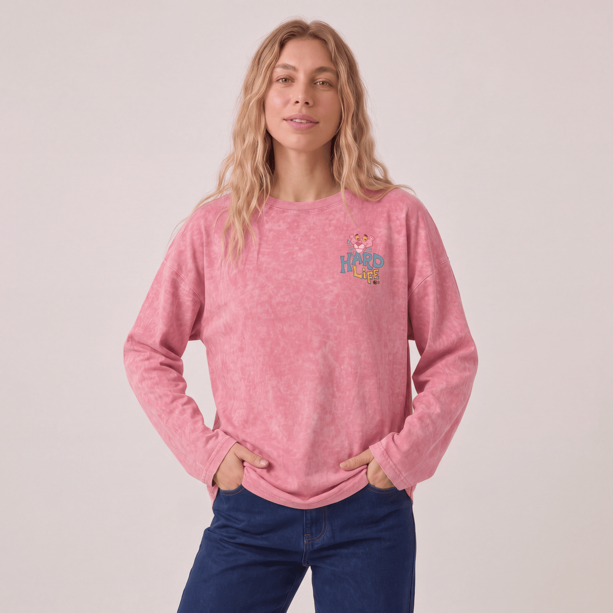Hard Life Long Sleeves - Hippies TownT-shirtHippies Town
